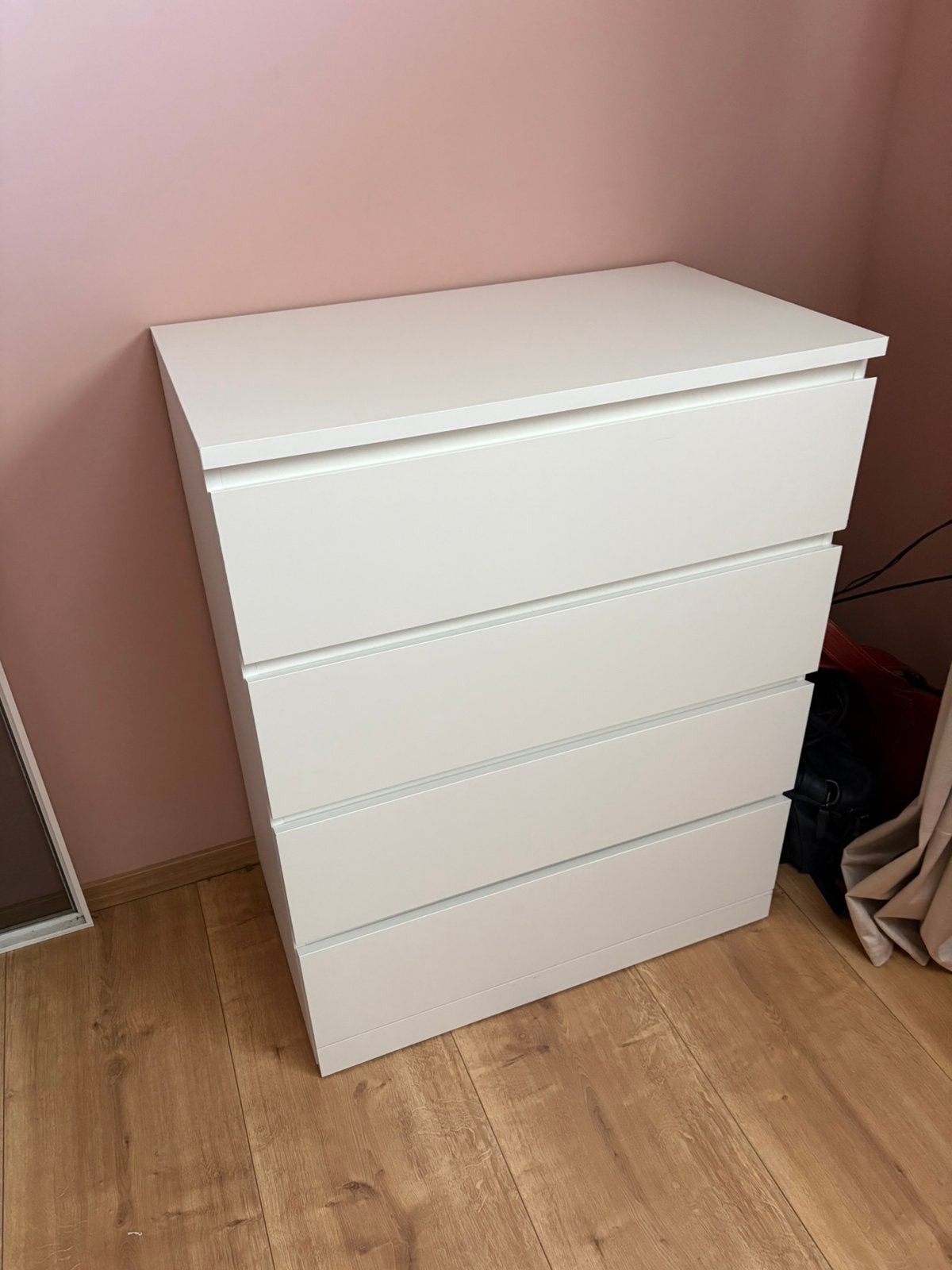 Ikea Malm ladekast, Ophalen, 50 tot 100 cm, Zo goed als nieuw, 3 of 4 laden