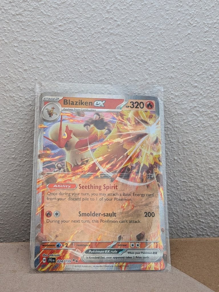 Blaziken ex JTG, Ophalen of Verzenden, Zo goed als nieuw, Losse kaart