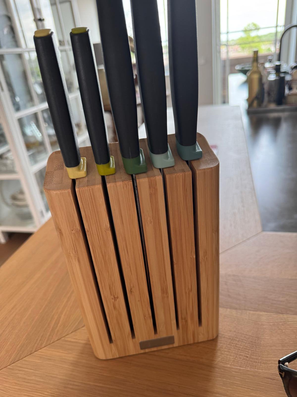 Joseph Joseph Elevate Bamboe Messenset - 5 Stuks, Ophalen of Verzenden, Nieuw, Rvs of Chroom