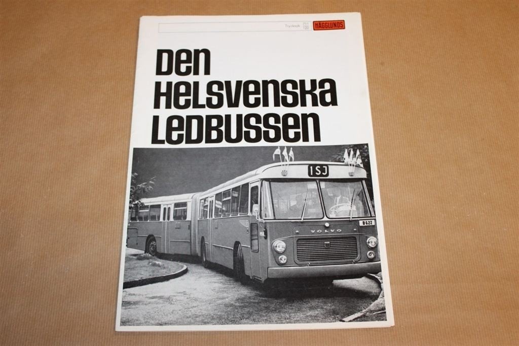 Oude reclame-uitgave - Zweedse autobussen - 1969, Ophalen of Verzenden, Zo goed als nieuw, Tractor en Landbouw