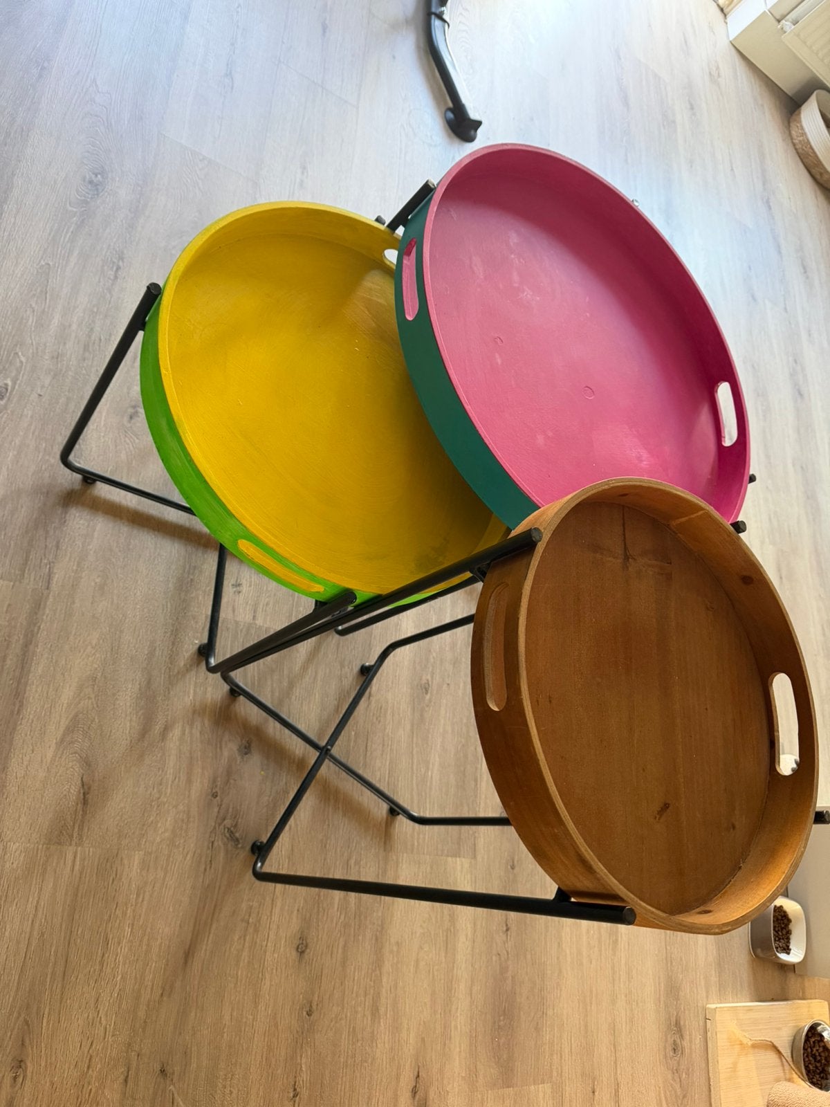 3 salontafels, Huis en Inrichting, Ophalen of Verzenden, Zo goed als nieuw, Rond, 50 tot 100 cm
