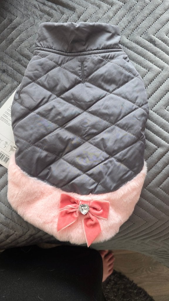 Flamingo Hondenjas Valentina Grijs‍‍‍‍🐶30cm🐶Splinternieuw, Ophalen, Flamingo, XS, Nieuw