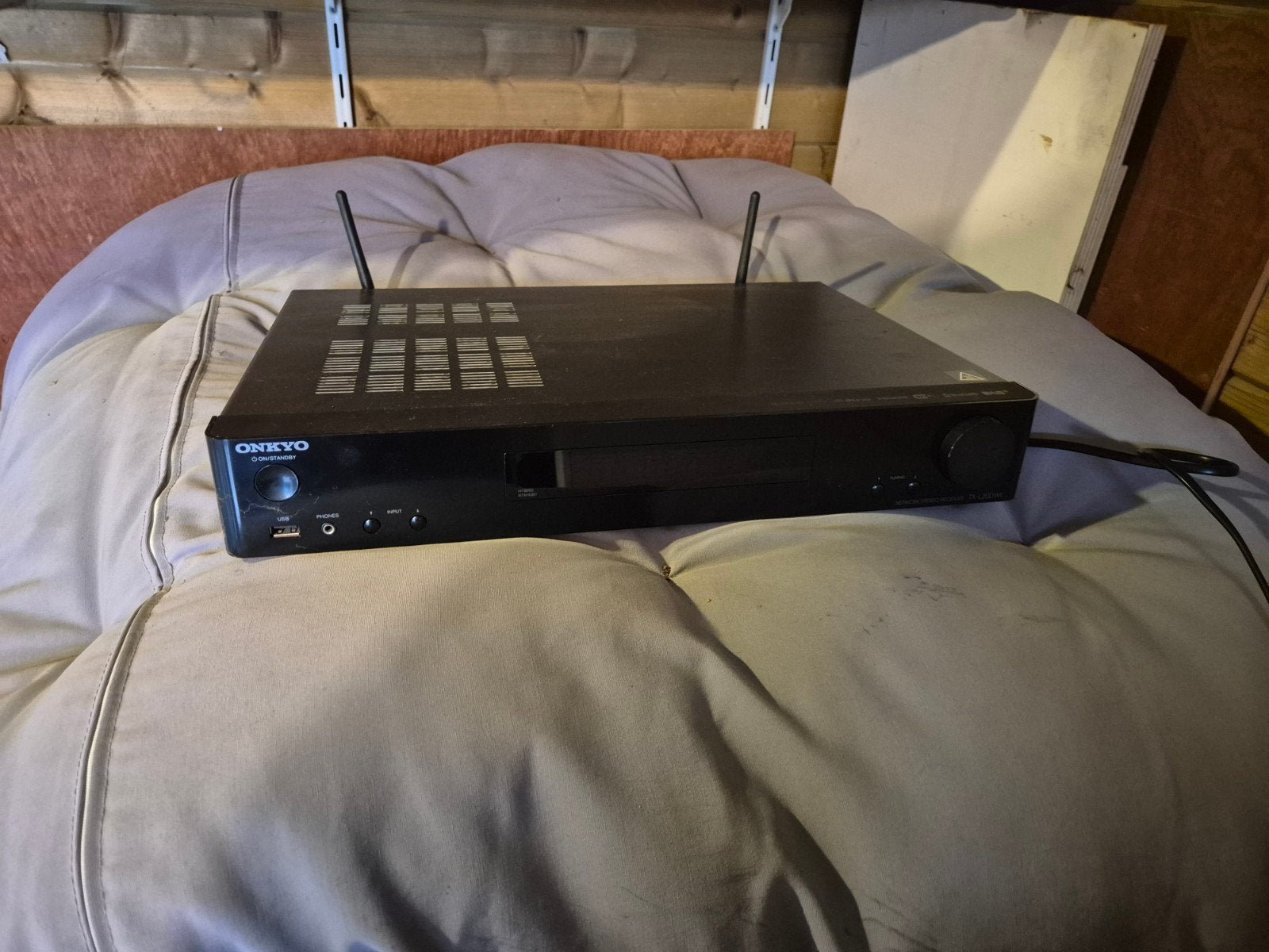 Onkyo TX-L20DWL incl speakers en subwoofer, Ophalen, Gebruikt, Cd-speler, Losse componenten