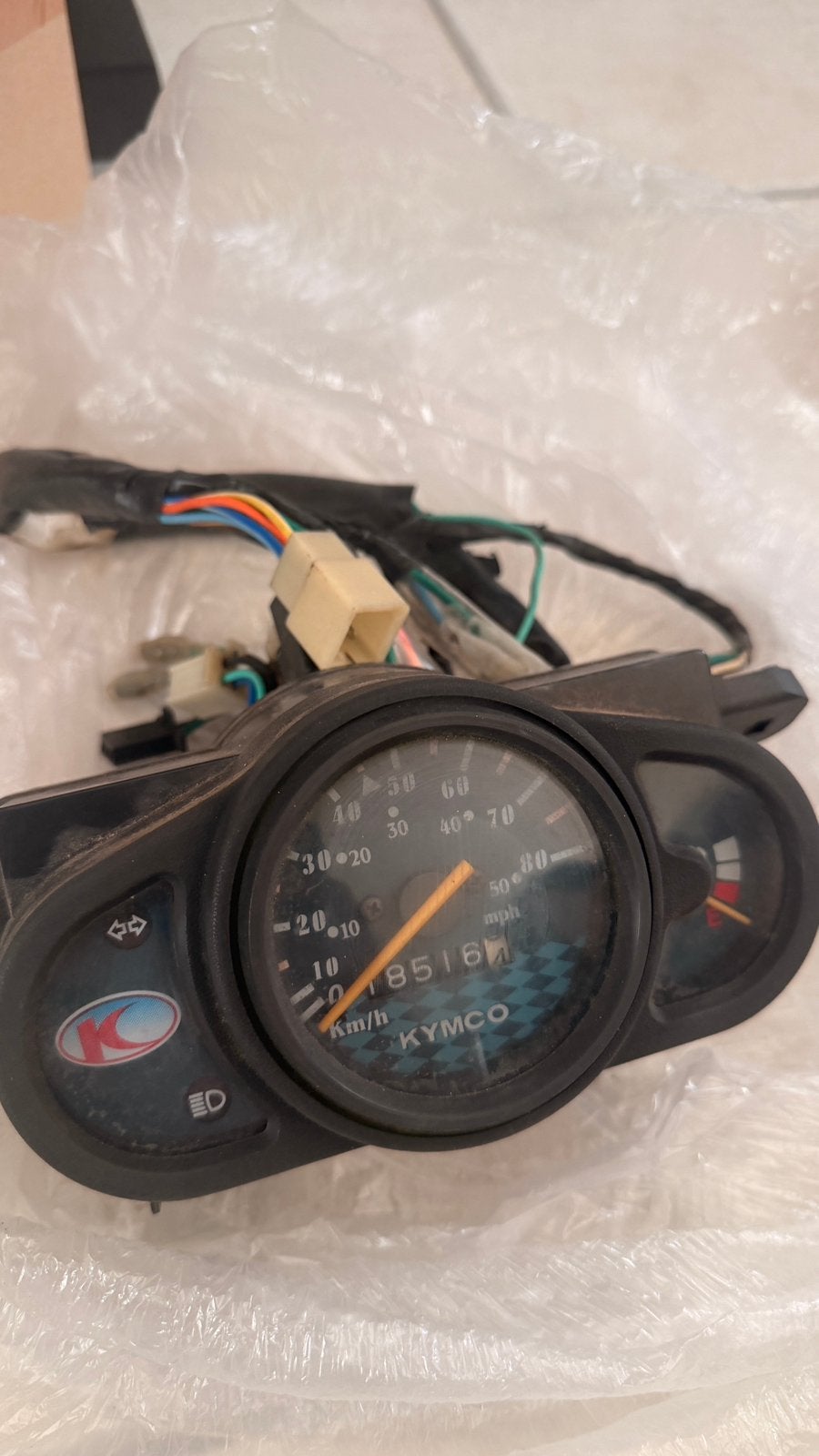 Kymco Agility teller WIJZER STUK cockpit dashboard, Ophalen of Verzenden, Gebruikt, Overige typen