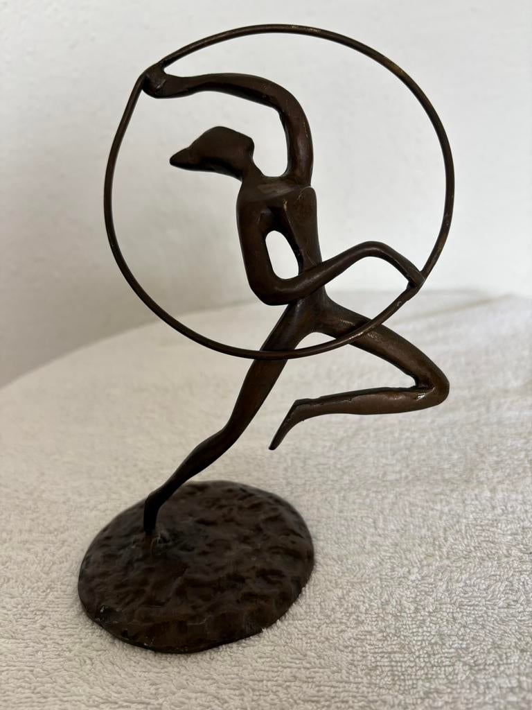 Bronzen beeldje ballerina., Antiek en Kunst, Kunst | Designobjecten, Ophalen of Verzenden