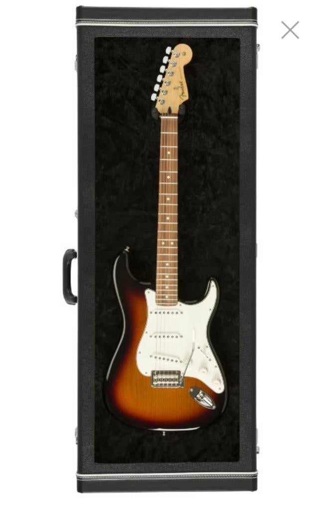 Fender Guitar Display Case Black - Koffer voor gitaar, Muziek en Instrumenten, Behuizingen en Koffers, Ophalen of Verzenden, Zo goed als nieuw
