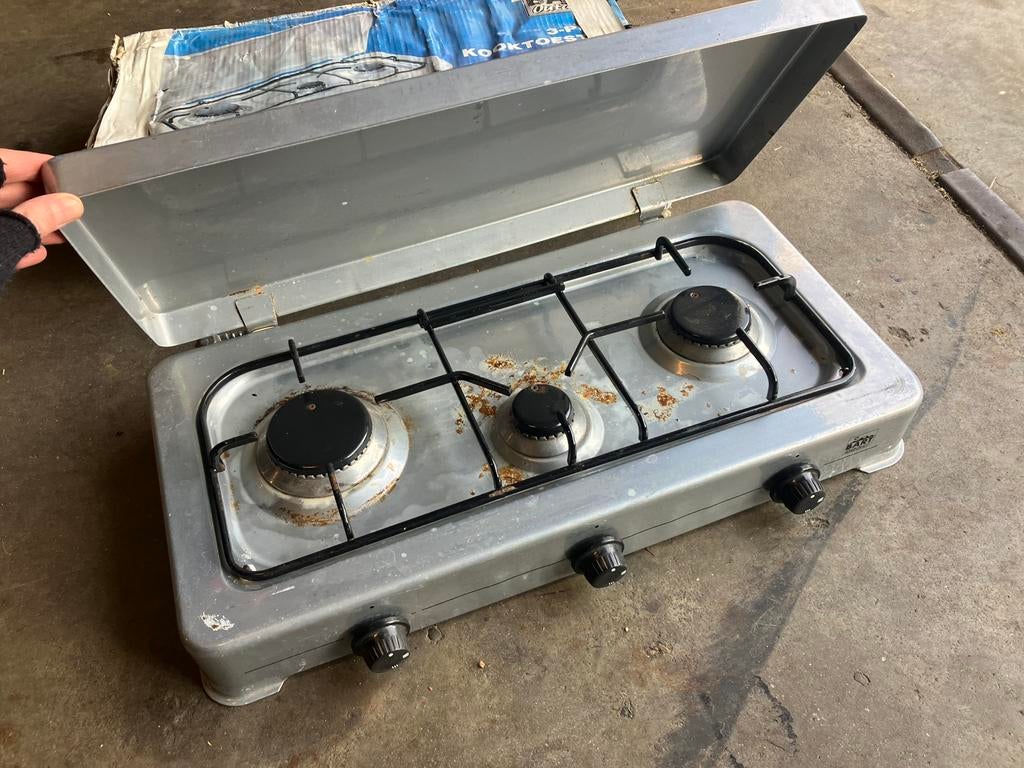 Camping kooktoestel 3 pits – BART Outdoor, Ophalen, Gebruikt