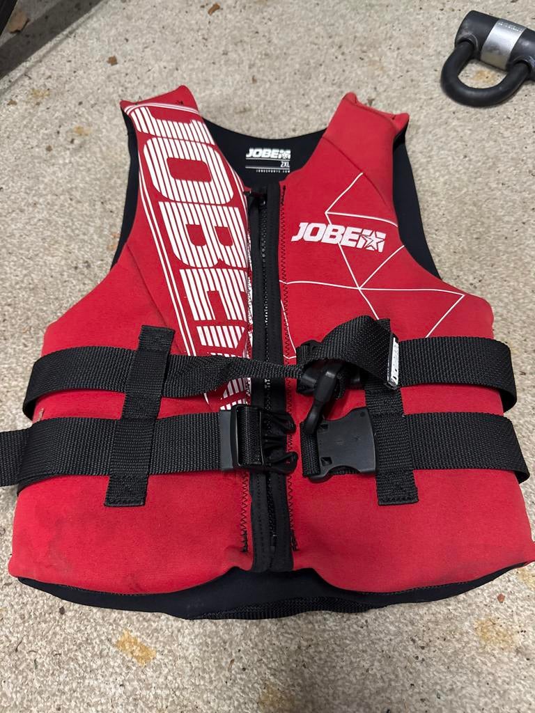 Jobe Neopreen Vest Jeugd 2XL - Reddingsvest 35-40kg, Ophalen, Zo goed als nieuw, Kind, Reddingsvest of Zwemvest