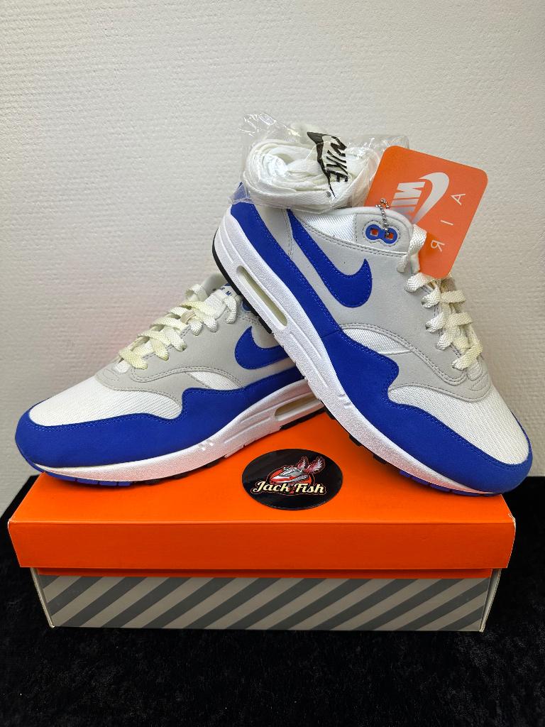 Nike Air Max 1 Anniversary Royal Blue - size 44,5, Kleding | Heren, Schoenen, Nike air max, Overige kleuren, Nieuw, Ophalen of Verzenden