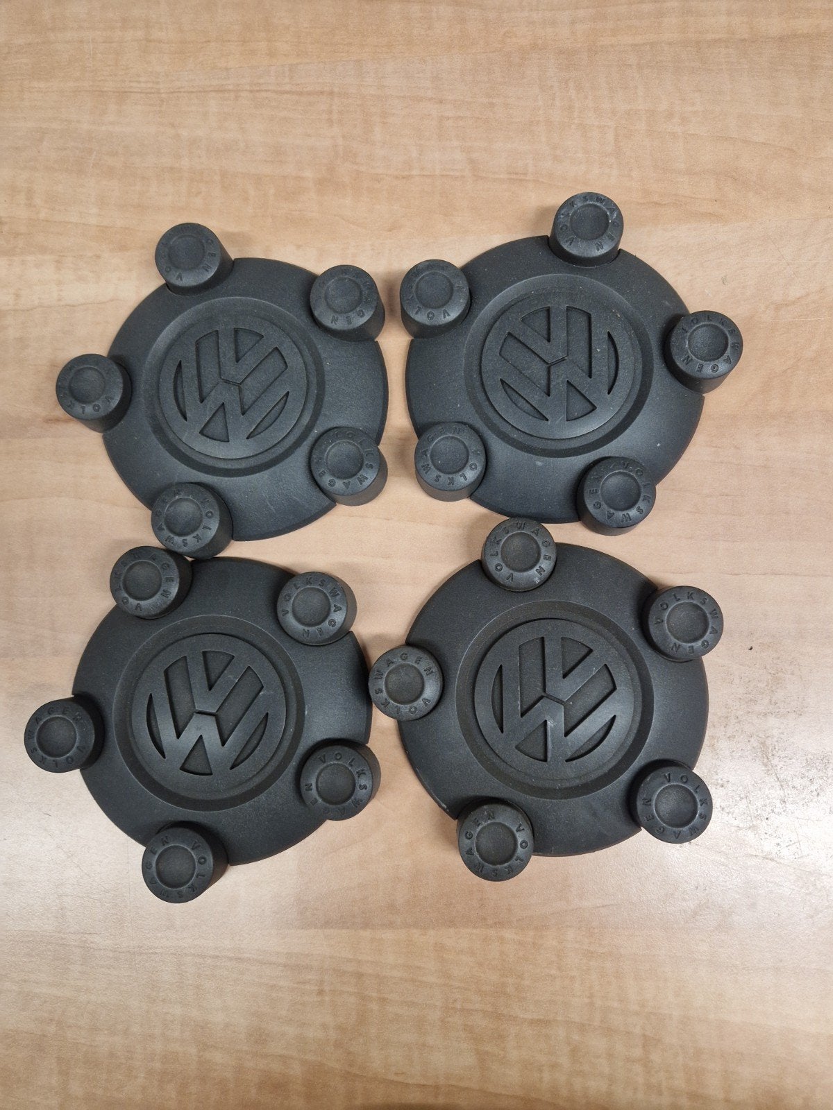 Set van 4 originele VW naafdoppen, Ophalen of Verzenden, Gebruikt