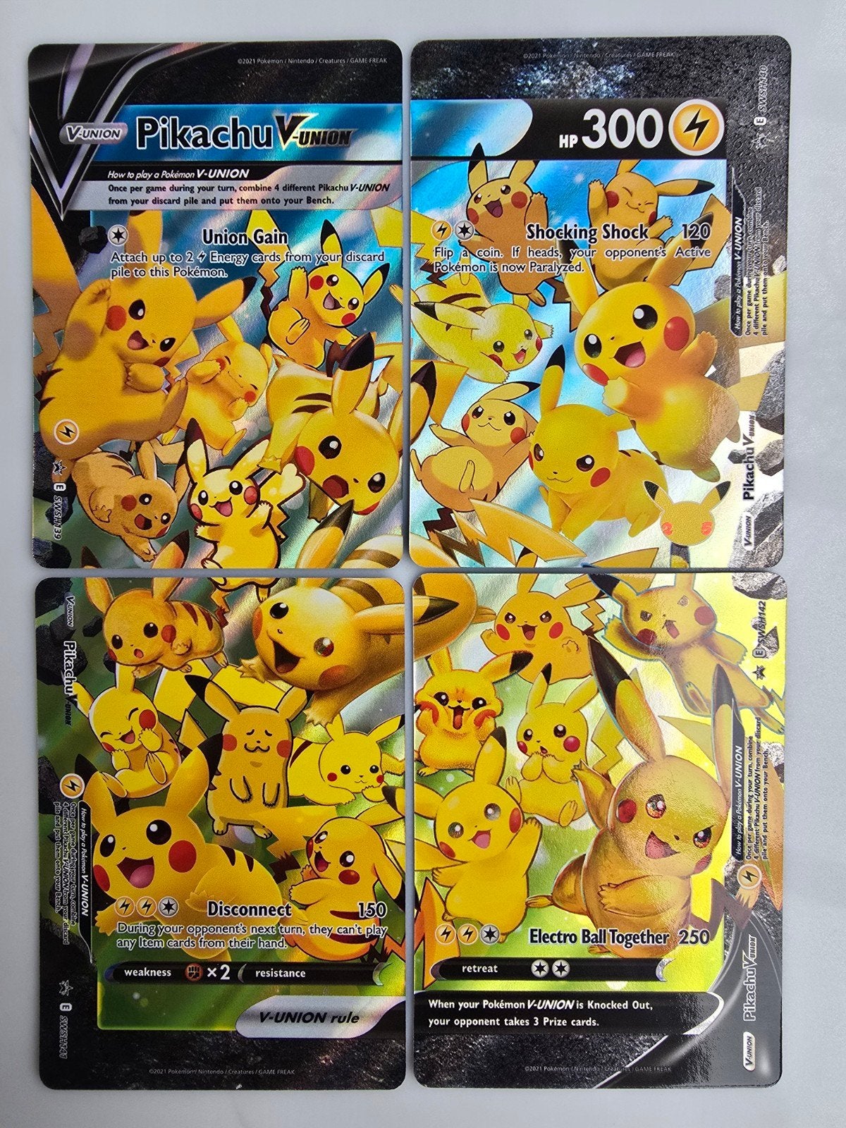 Pikachu V-Union set - Pokemon Celebrations 2021, Ophalen of Verzenden, Zo goed als nieuw