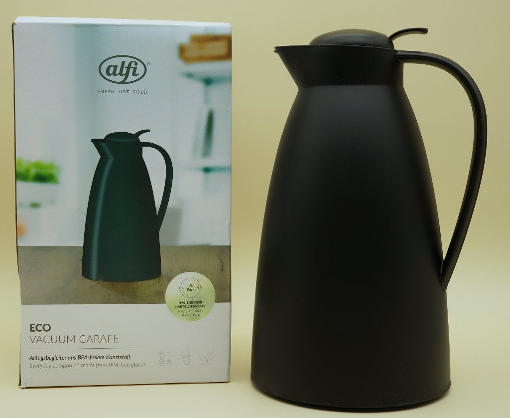 Alfi Eco Thermoskan / Isoleerkan 1L - Mat Zwart, Overige typen, Alfi, ., Kunststof