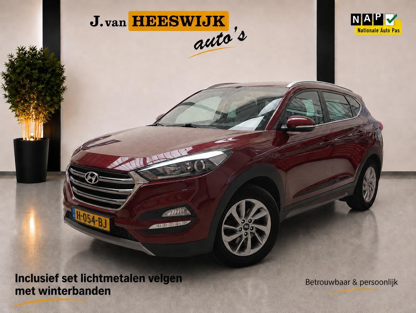 Hyundai Tucson 1.7 CRDi Comfort Airco (automatisch) | Trekha, Voorwielaandrijving, Lichtsensor, Stof, Gebruikt