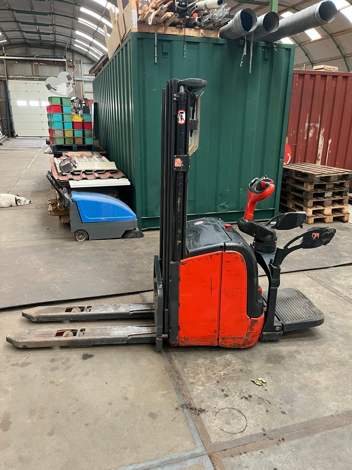 Linde L14 elektrische Stapelaar - 4,35m hefhoogte, 1000 tot 2000 kg, Ophalen, Elektrisch, Stapelaar