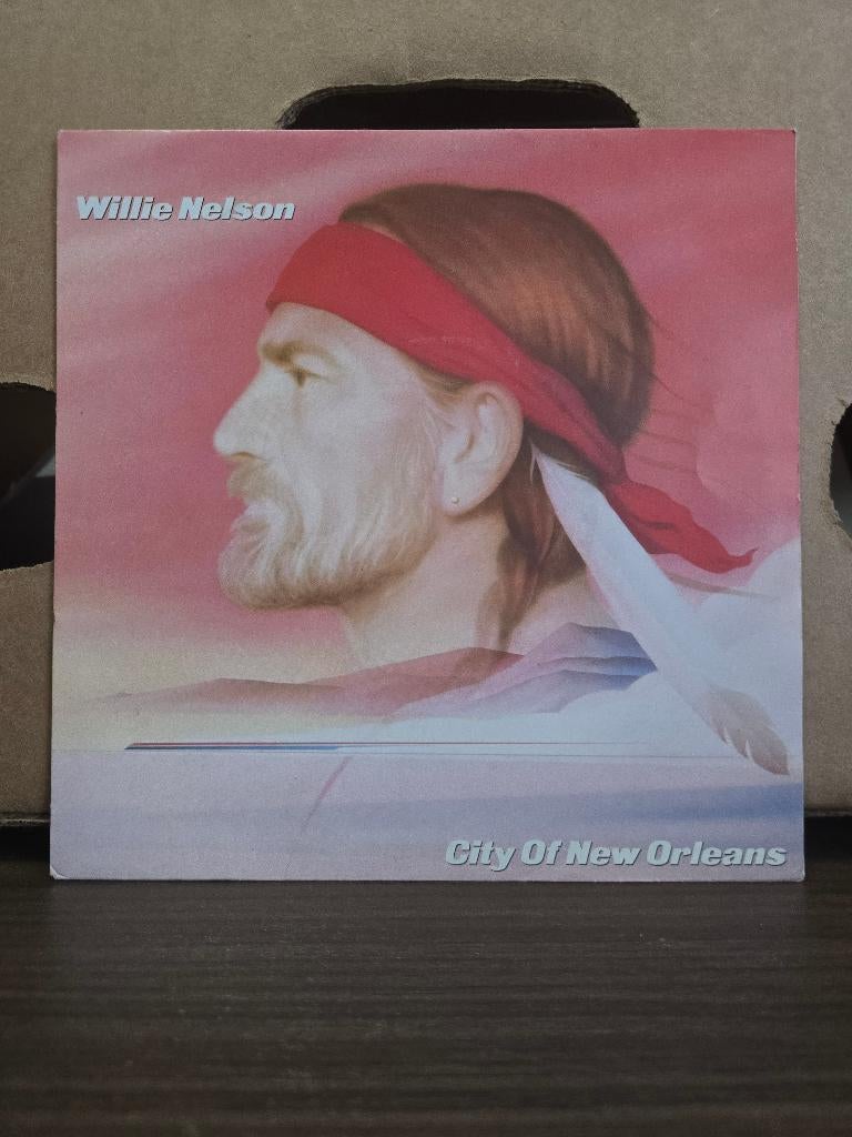Willie Nelson - City of New Orleans, Cd's en Dvd's, Vinyl Singles, Zo goed als nieuw, Beschermende buitenhoes, Fotohoes, Single