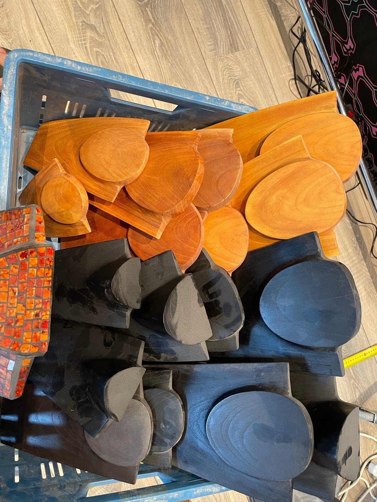 Halsketting Display Hout - Diverse Kleuren en Maten, Ophalen, Gebruikt, Overige kleuren, Overige materialen