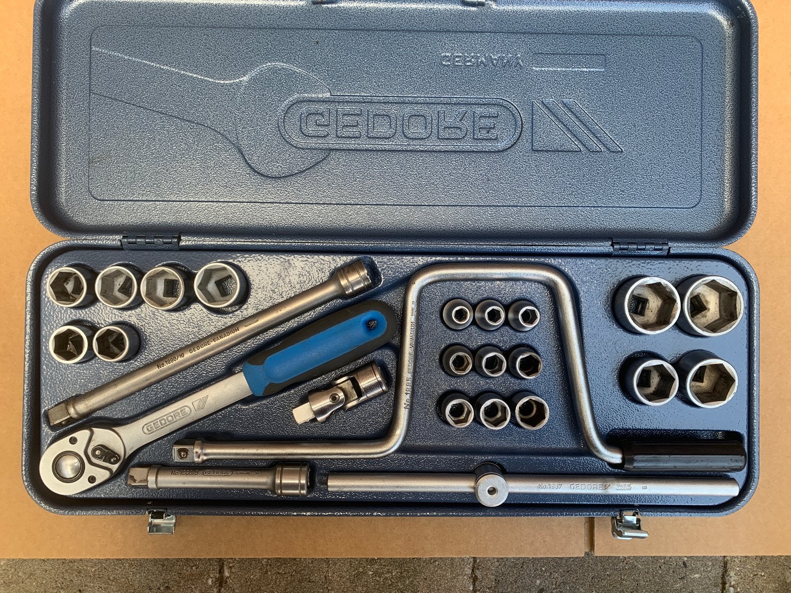 Gedore doppenset, Ophalen, Zo goed als nieuw