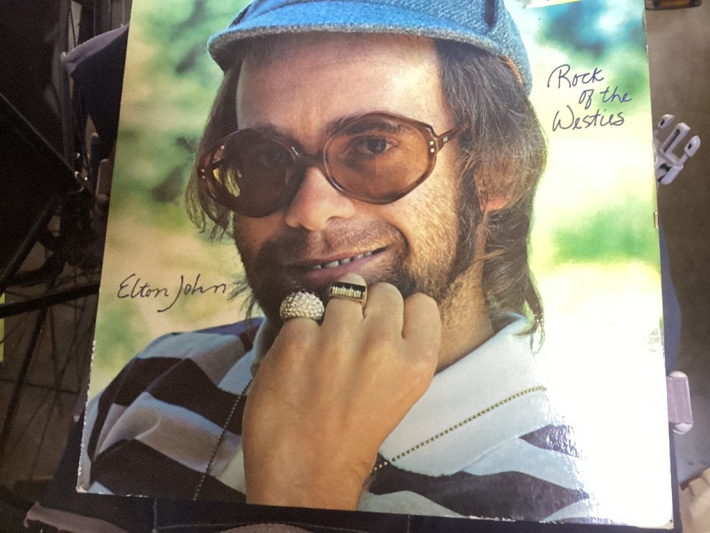 Lp Elton John, Rock of the Westies, LP, Rock, Gebruikt, Ophalen of Verzenden