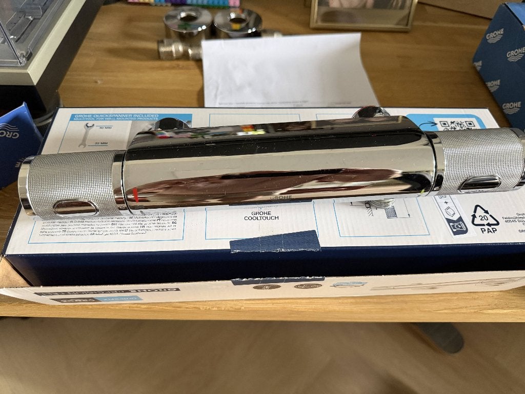 Grohe Quick Fix Precision Feel Therostaat douchekraan, Doe-het-zelf en Verbouw, Sanitair, Ophalen, Zo goed als nieuw, Chroom, Douche