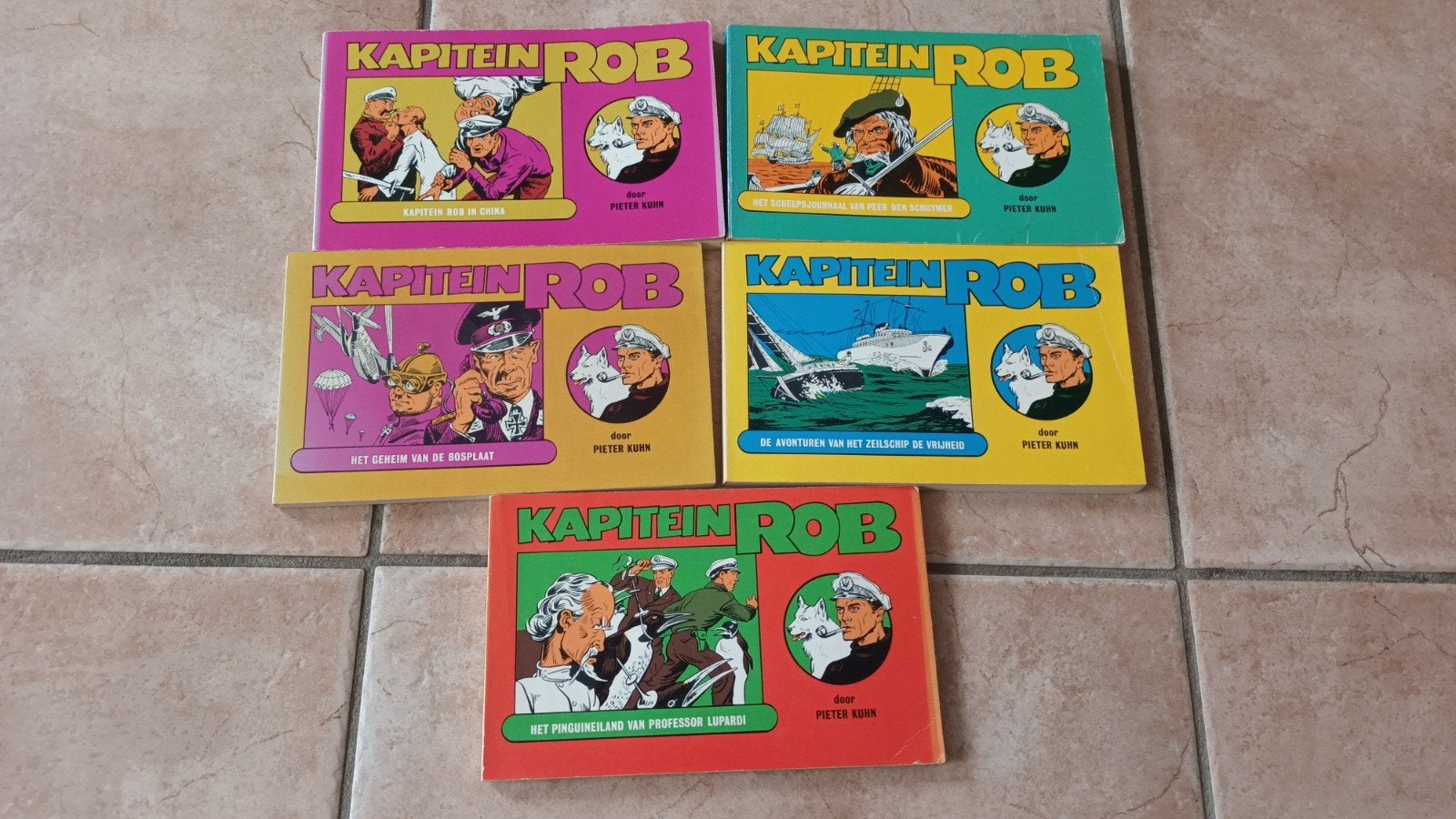 Kapitein Rob stripboeken - Diverse uitgaven, Meerdere stripboeken, Ophalen of Verzenden, Gelezen
