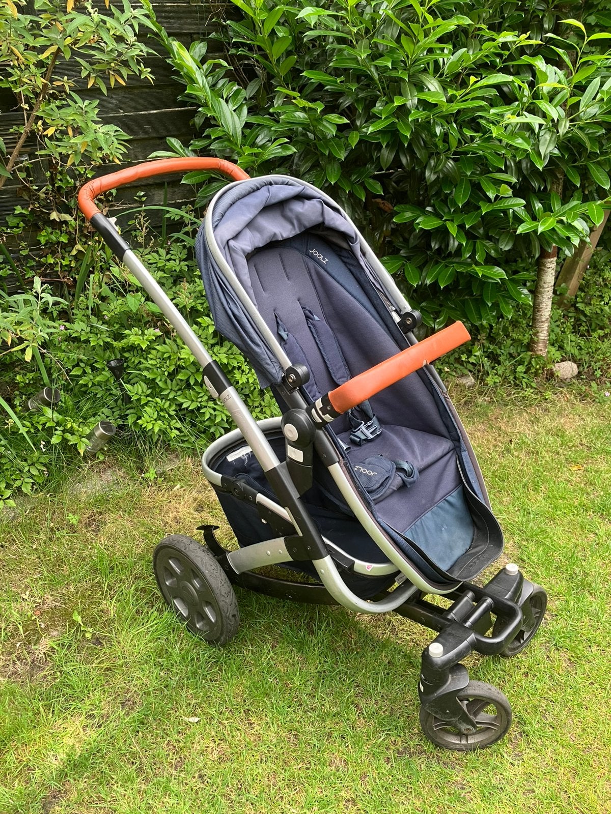 Joolz geo kinderwagen - parrot blue, Gebruikt, Verstelbare duwstang, Ophalen, Kinderwagen