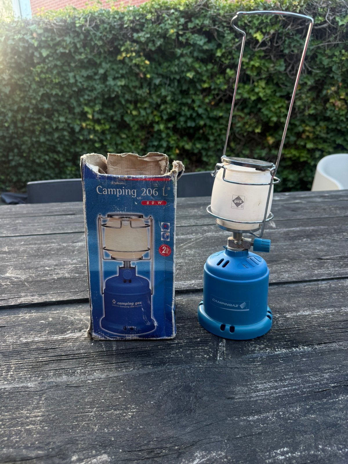 Campingaz gaslantaarn, Ophalen of Verzenden, Gebruikt