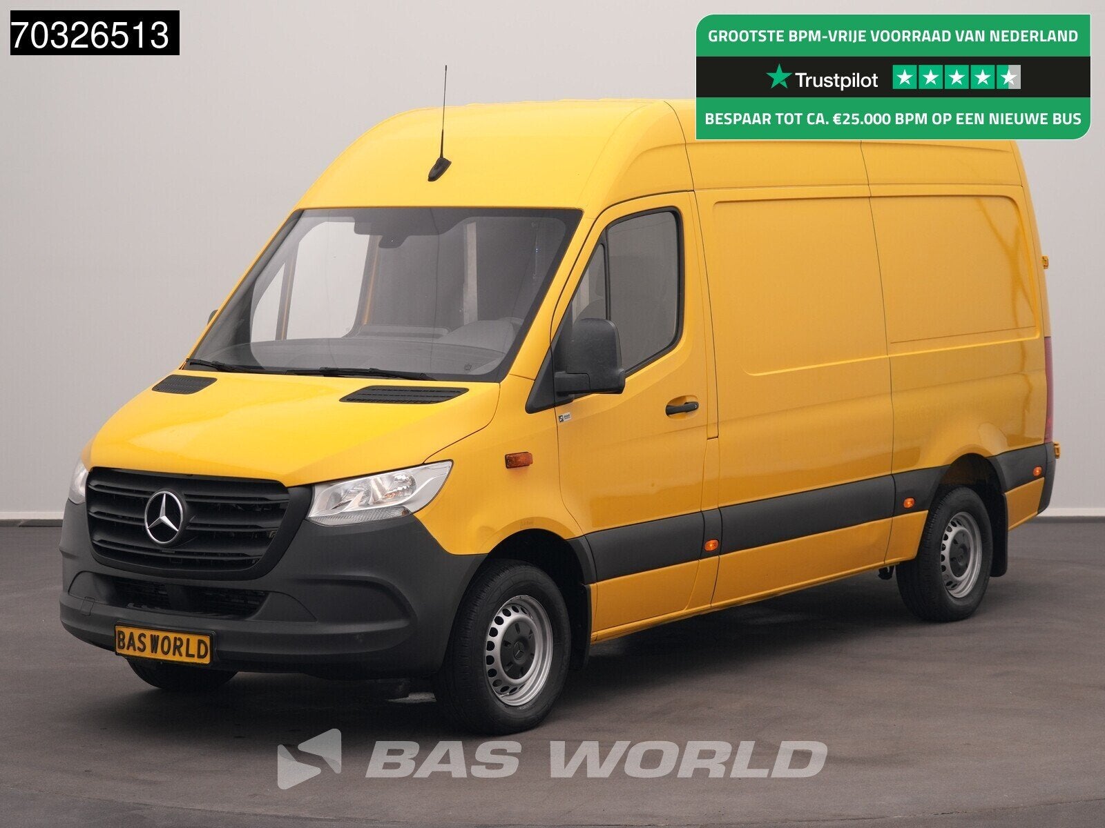 Mercedes Sprinter 314 CDI L2H2 Airco Cruise Camera Euro6 Pak, Stof, Gebruikt, Euro 6, 2000 kg