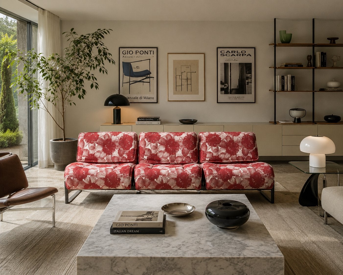 Vico Magistretti Veranda Bank voor Cassina, Huis en Inrichting, Ophalen, Zo goed als nieuw, 75 tot 100 cm, Minder dan 150 cm