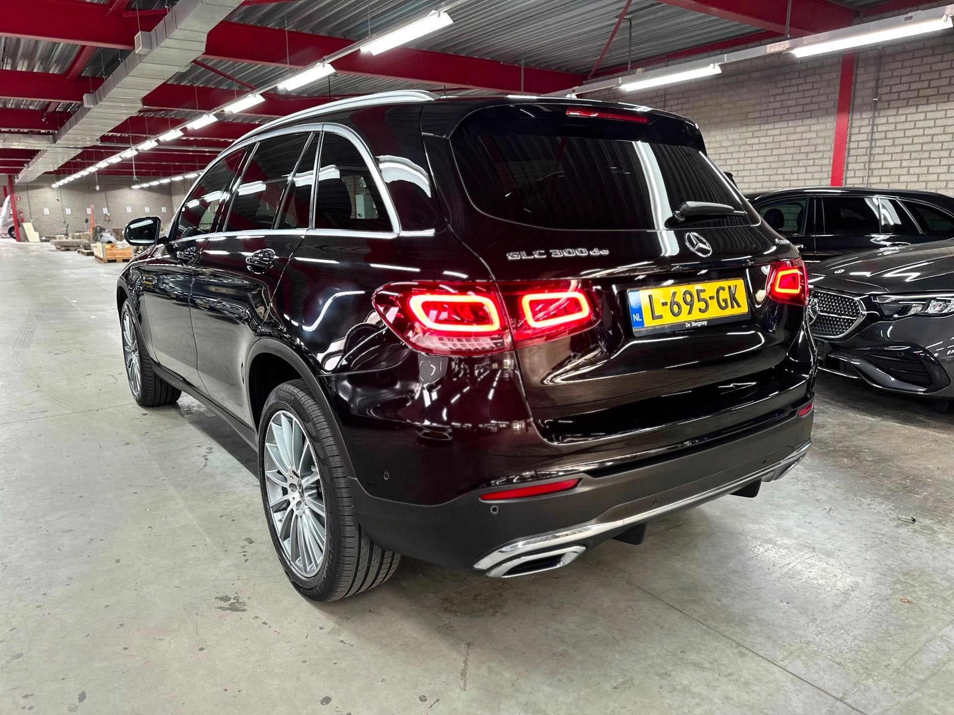 Mercedes-Benz GLC-klasse 300de 4MATIC Premium Plus, AMG, Pan, Auto's, Mercedes-Benz, Gebruikt, 4 cilinders, Zwart, Plug-in hybride