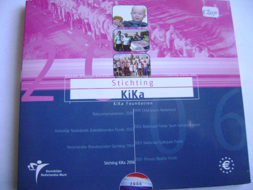 Goede Doelen Euromuntenset 2006 Stichting KiKa, Postzegels en Munten, Munten | Nederland, Ophalen of Verzenden, Koningin Beatrix