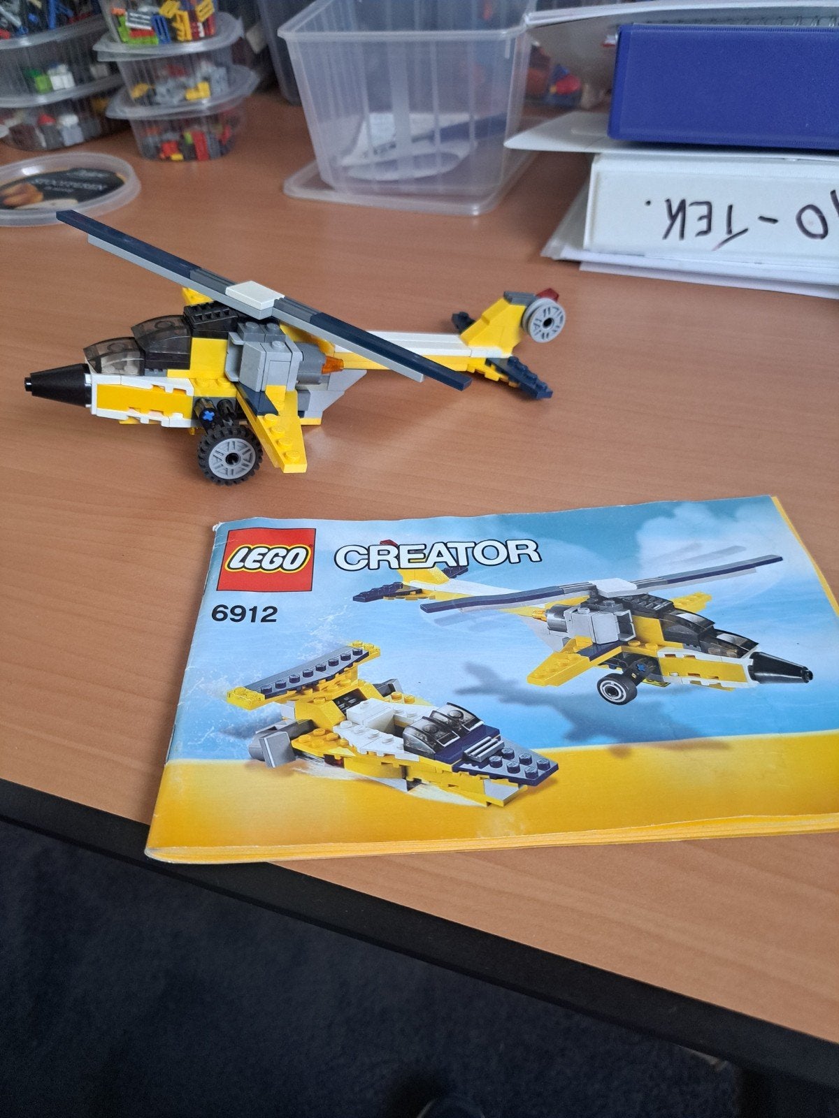 Lego Creator 6912 Straaljager - Complete Set, Lego, Ophalen of Verzenden, Zo goed als nieuw, Inclusief instructies