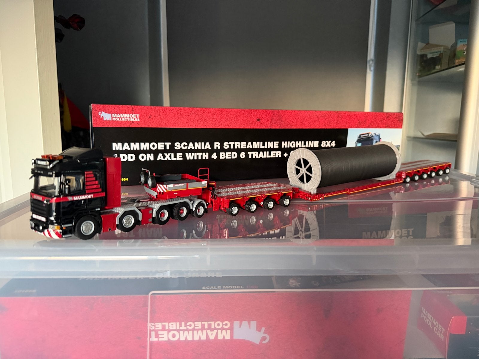 WSI Mammoet Scania R Streamline Highline 8x4 met oplegger, Ophalen of Verzenden, Zo goed als nieuw, Overige merken
