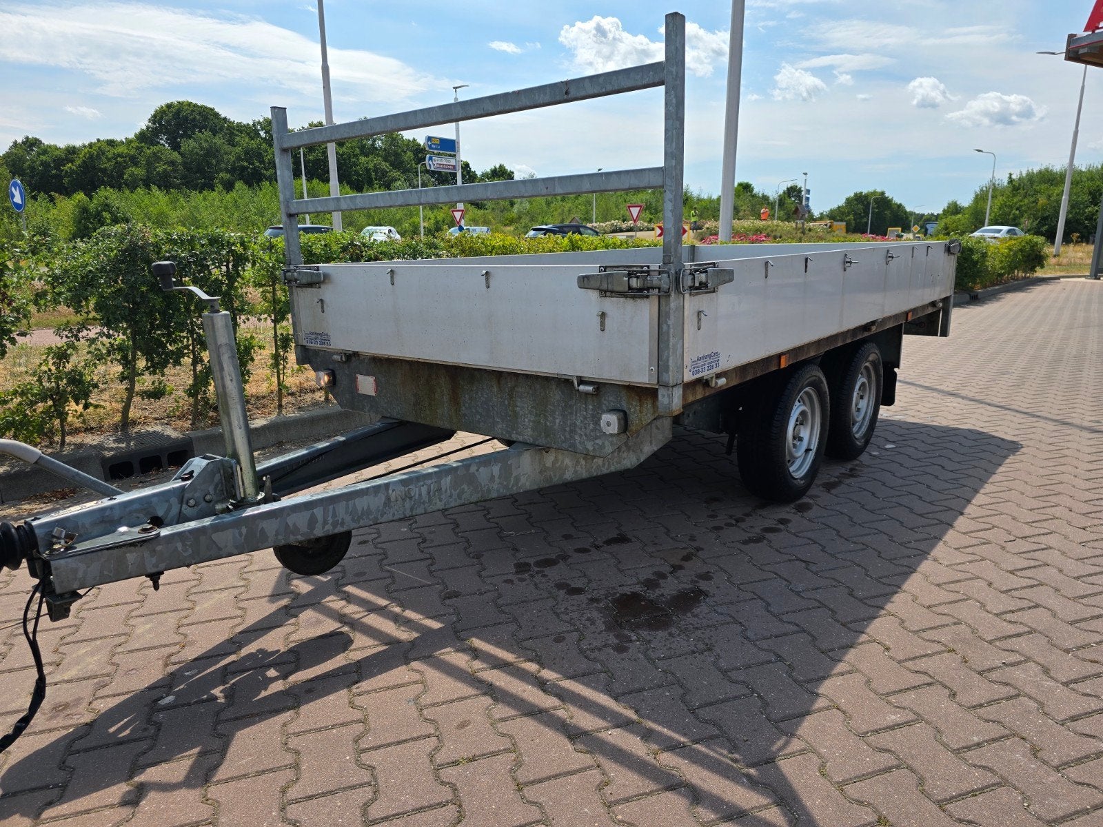perfecte aanhanger, 2 assen,  max 2000 kg, Ophalen, Gebruikt