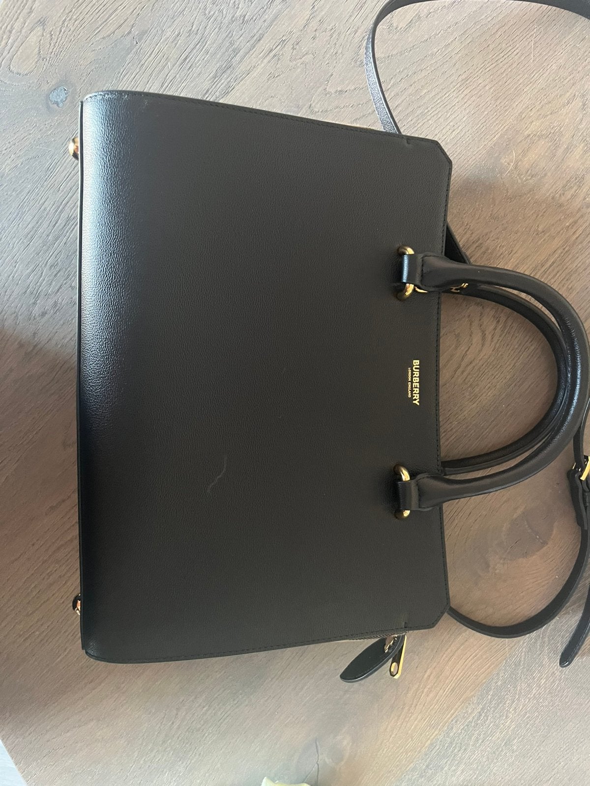 Burberry tas BANWELL MX BLACK, Sieraden, Tassen en Uiterlijk, Tassen | Damestassen, Ophalen, Nieuw, Zwart, Handtas