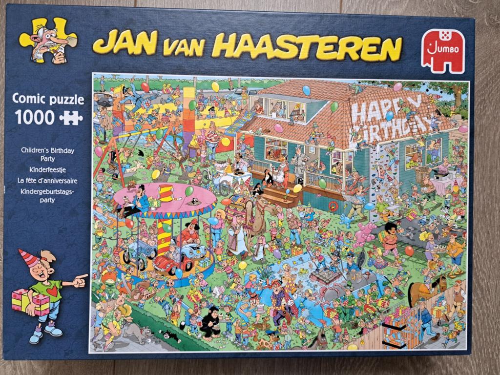 JAN VAN HAASTEREN.  KINDERFEESTJE, Ophalen of Verzenden, 500 t/m 1500 stukjes, Zo goed als nieuw