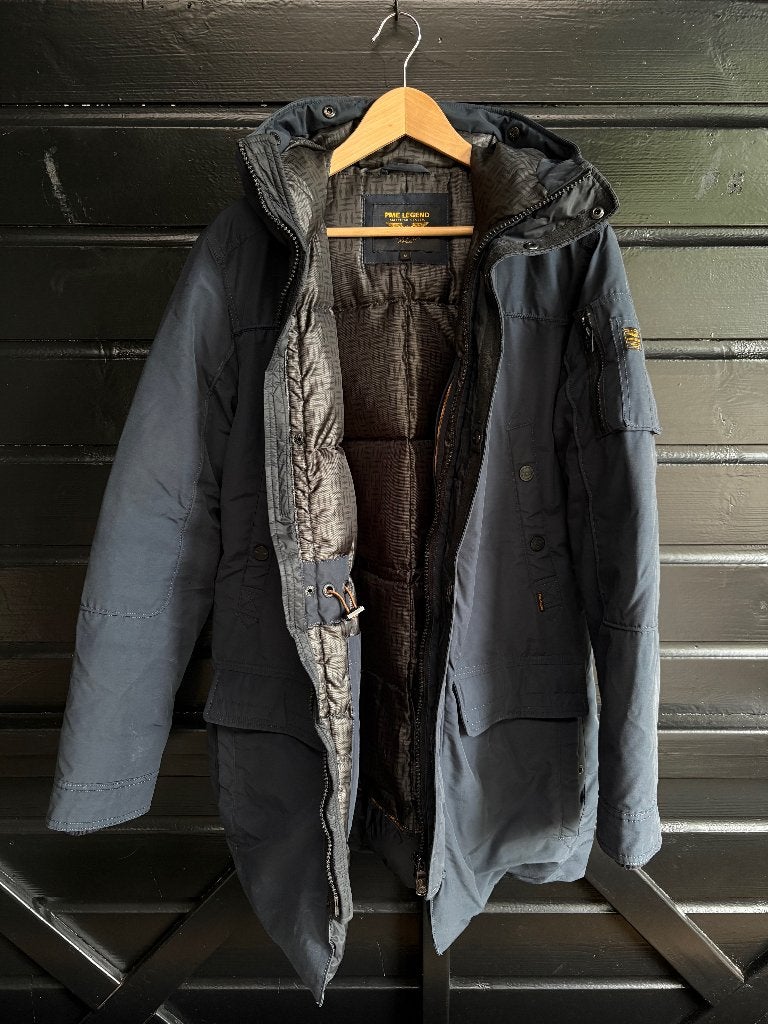 PME Legend - Ice Pilot warme jas Blauw M - oudere model, Kleding | Heren, PME Legend, Gedragen, Verzenden, Maat 48/50 (M)