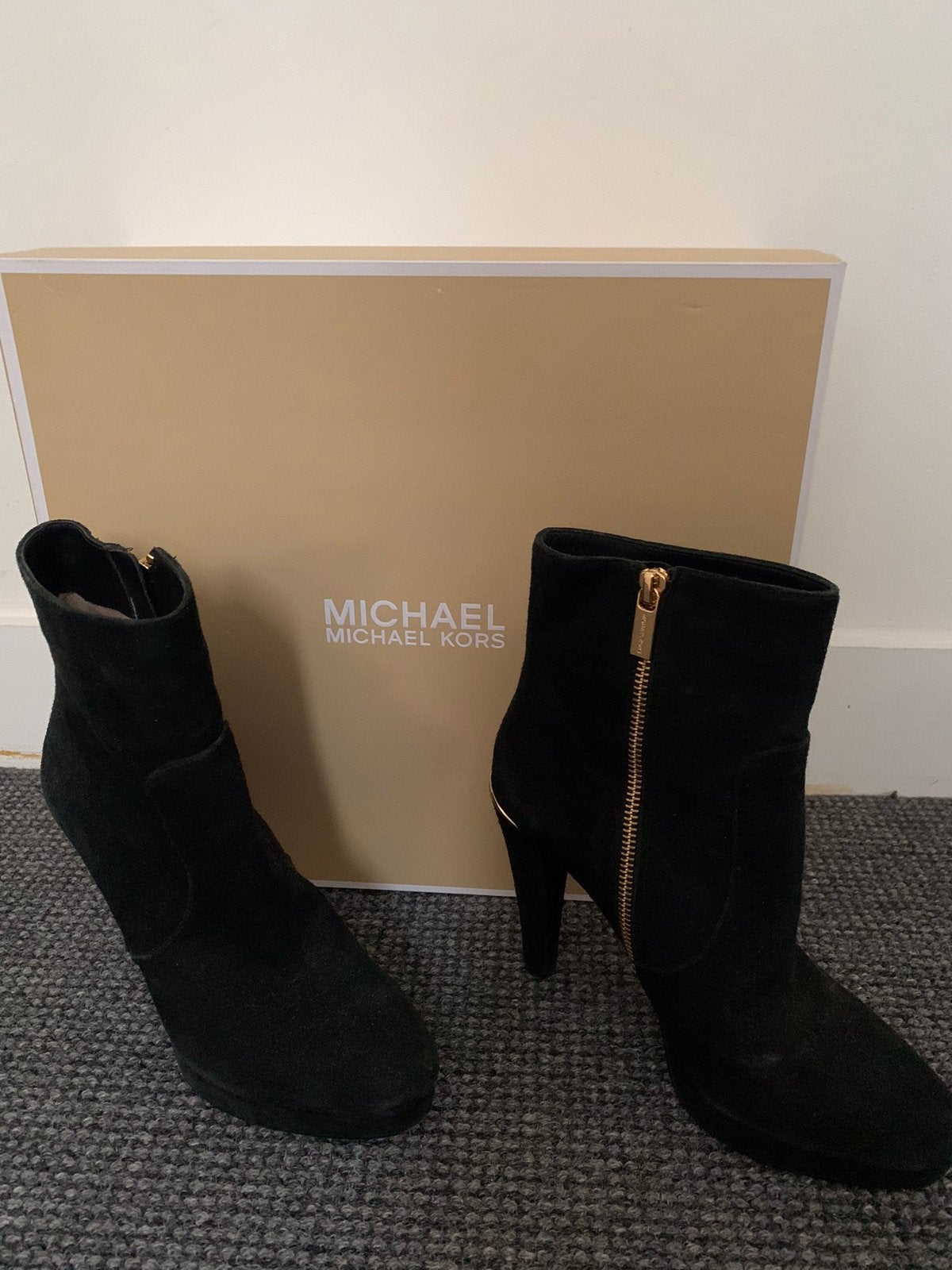 Michael Kors enkellaarzen !!NIEUW!! maat 37, Ophalen, Zwart, Lage of Enkellaarzen, Nieuw