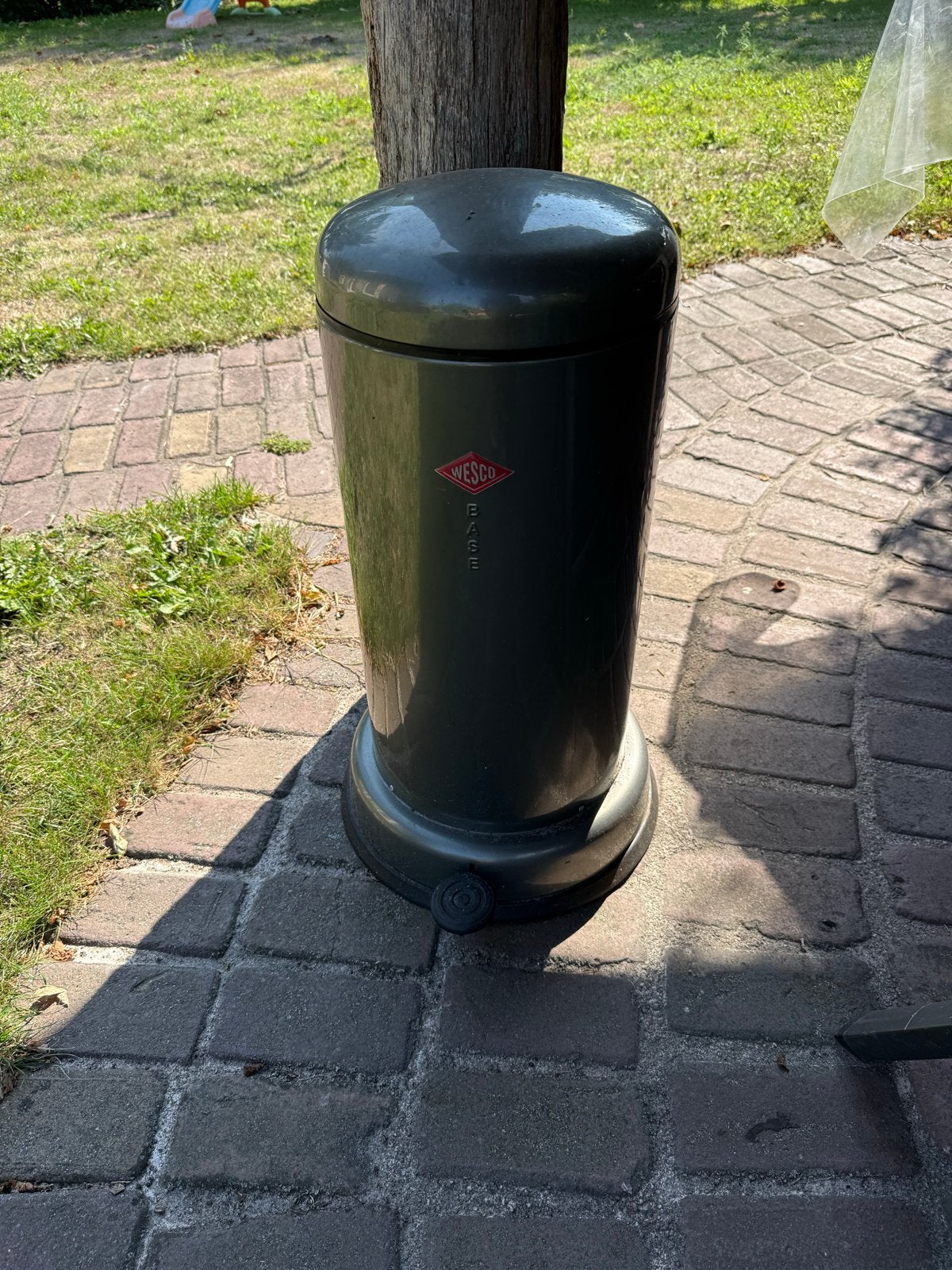 Wesco Prullenbak - Antraciet, 50 – 75, Gebruikt, Met pedaal, Ophalen of Verzenden