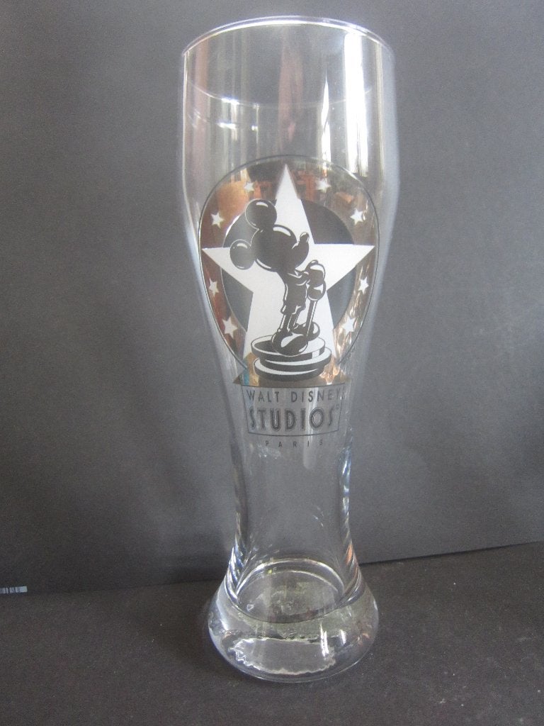 bierglas witbier Walt Disney STUDIO Parijs, Ophalen of Verzenden, Zo goed als nieuw, Bierglas