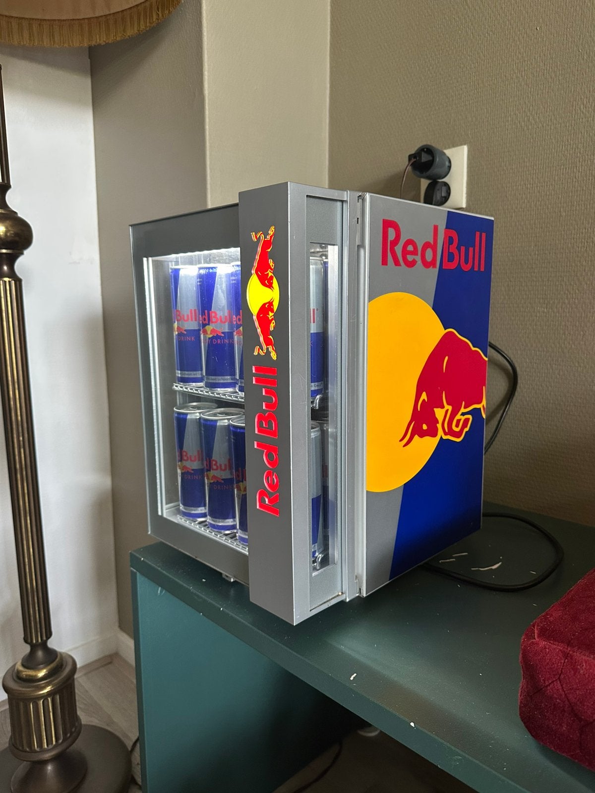Originele Red Bull Baby Cooler koelkast werkend zeer mooi, Ophalen of Verzenden, Zo goed als nieuw