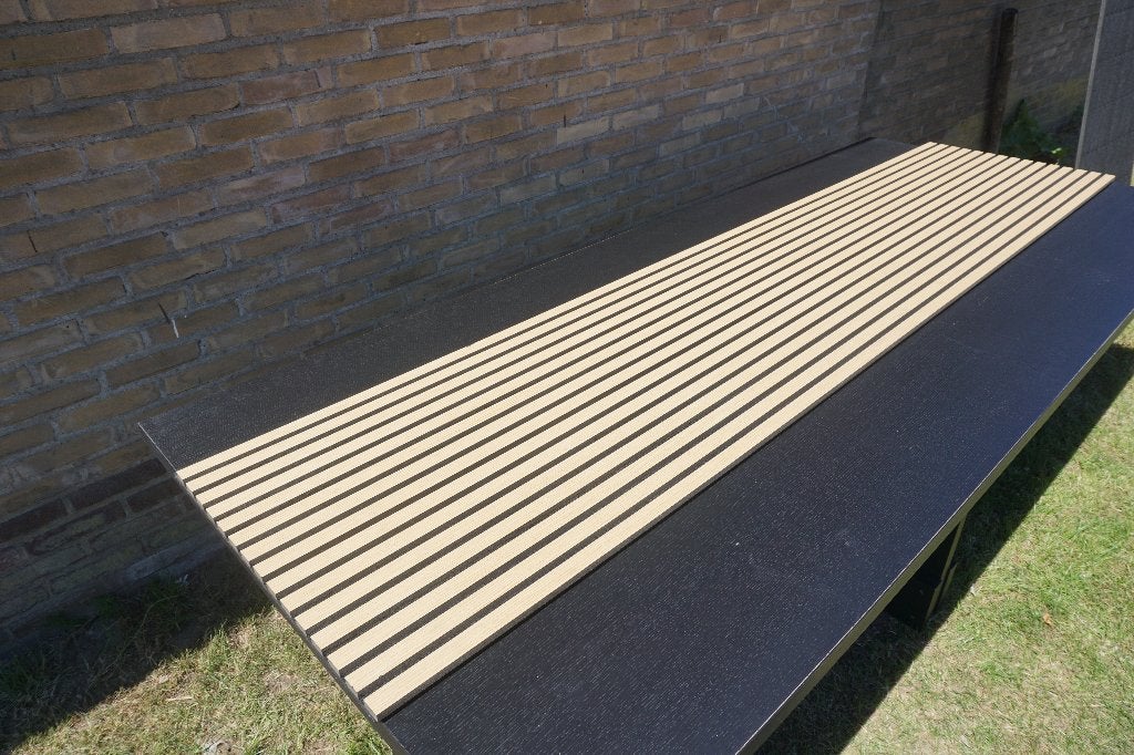 Akoestische panelen lattenwand - 2 kleuren, Huis en Inrichting, Woonaccessoires | Overige, Ophalen, Gebruikt