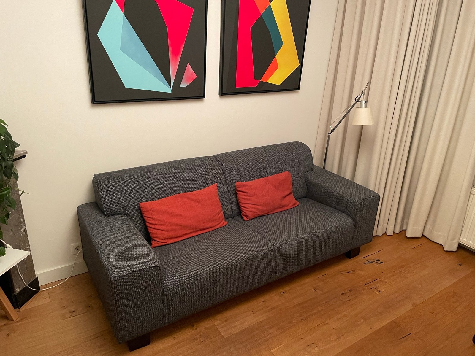 Comfortabele 2-zitsbank van Piet Klerkx, Huis en Inrichting, Banken | Bankstellen, Ophalen, Gebruikt, 150 tot 200 cm, Tweepersoons