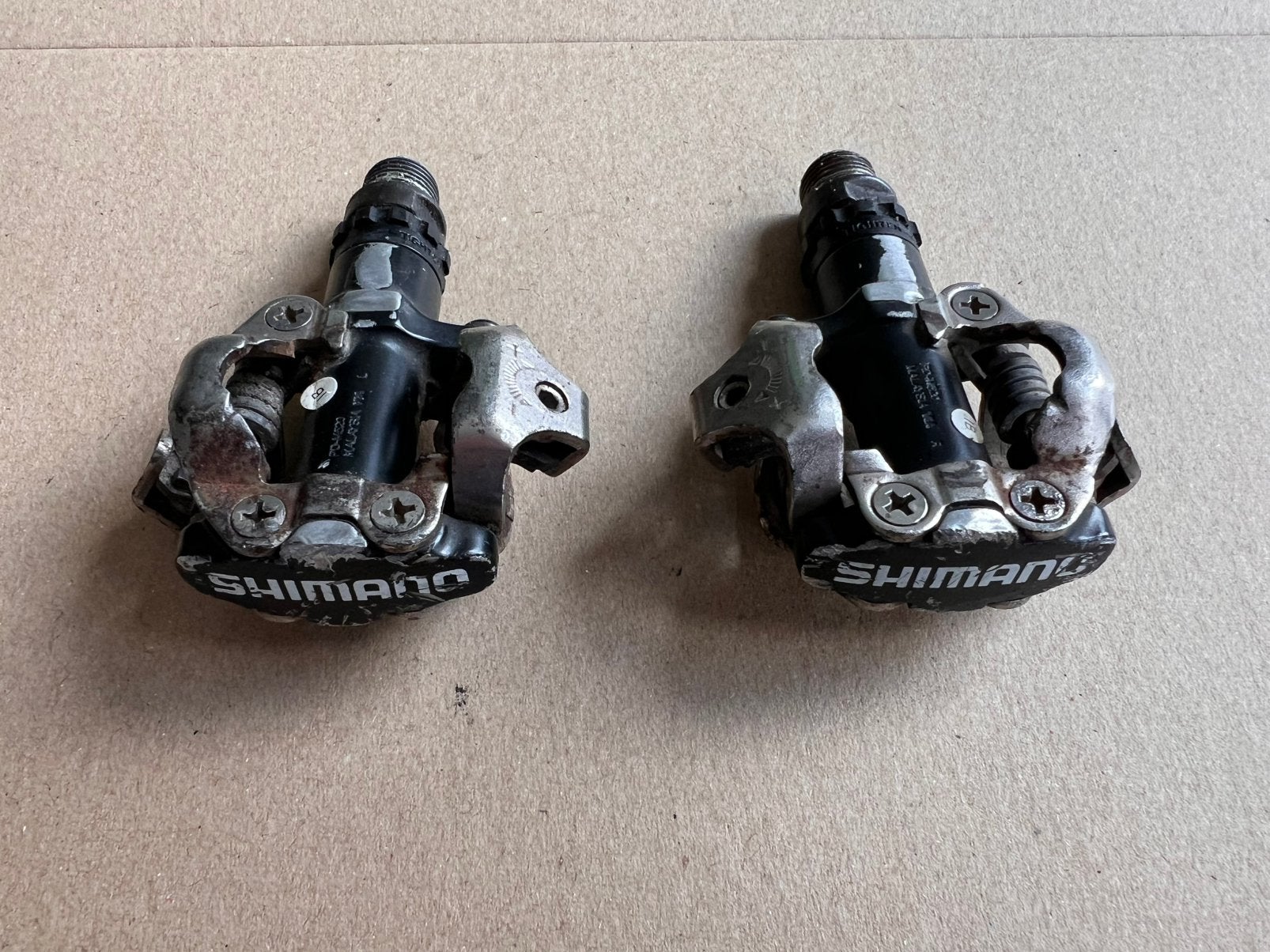 Shimano SPD klikpedalen, Fietsen en Brommers, Crankstel of Pedalen, Mountainbike, Gebruikt, Ophalen of Verzenden