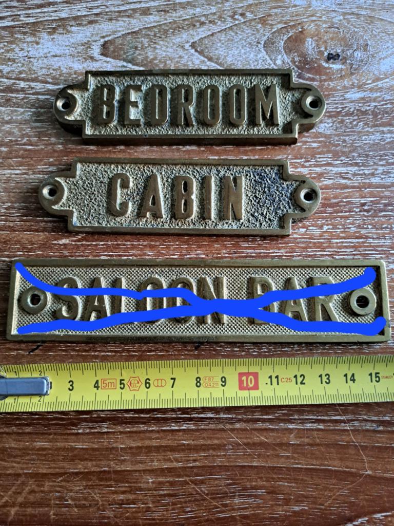 2 vintage massief messing scheeps kajuit kamerbordjes 10€ ps, Antiek en Kunst, Antiek | Koper en Brons, Ophalen of Verzenden, Koper