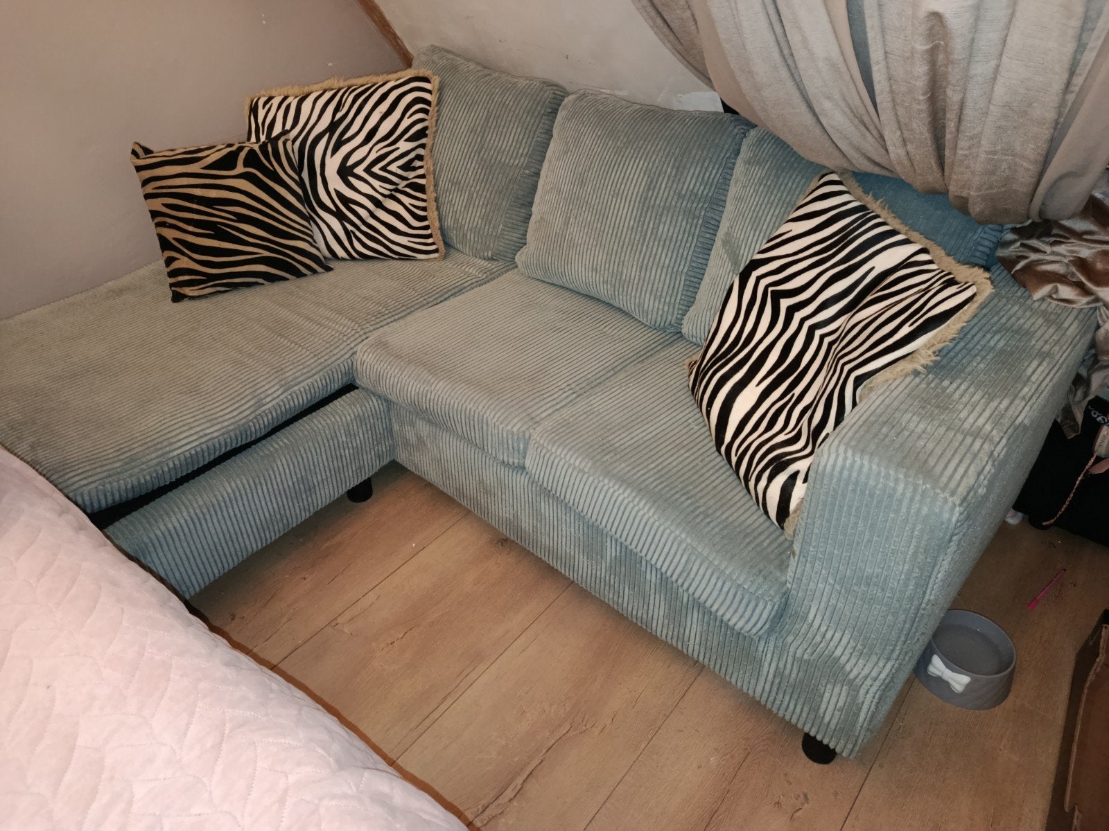 klein bankje, Eenpersoons, 75 tot 100 cm, Ophalen of Verzenden, Zo goed als nieuw