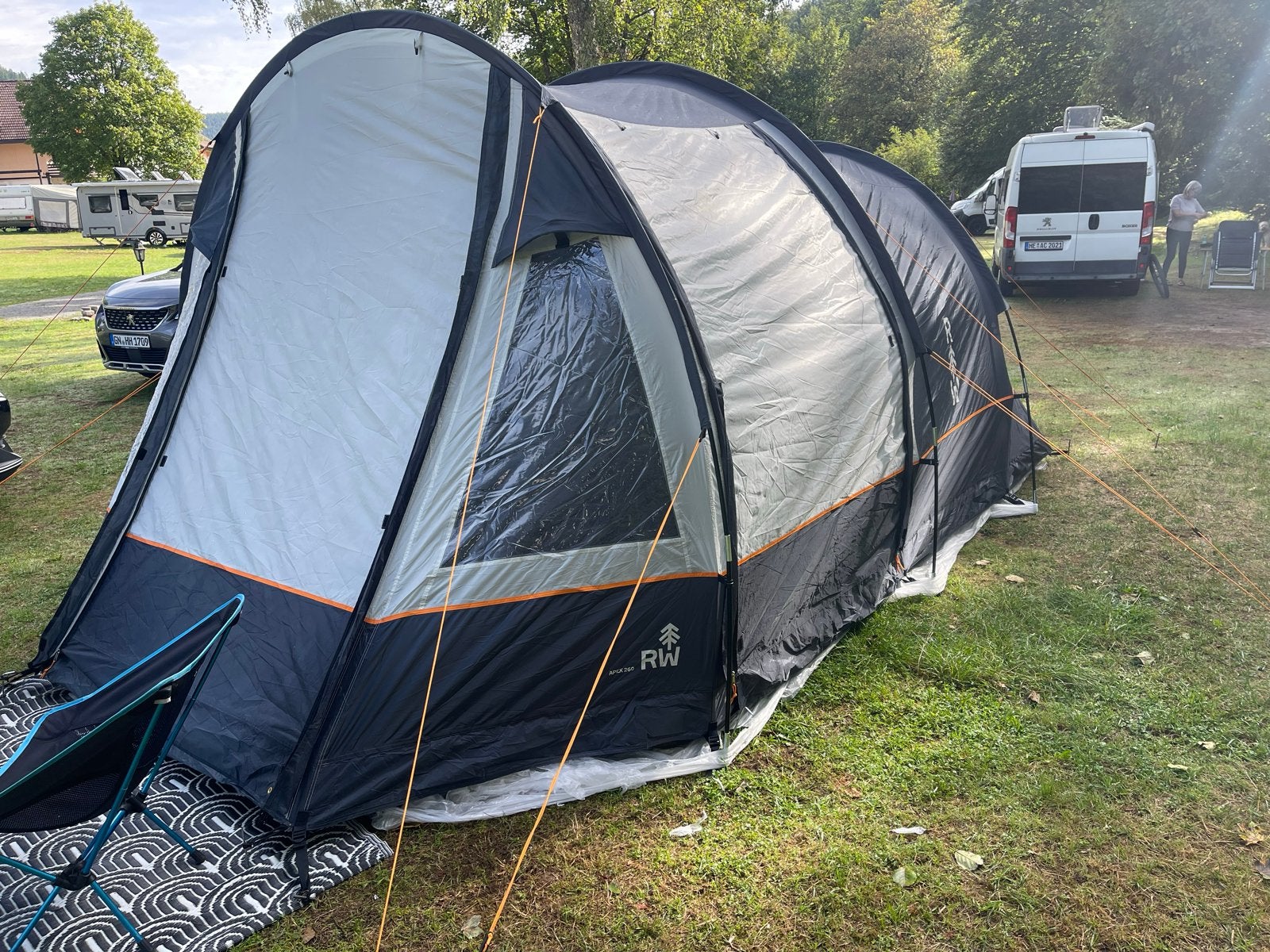 Redwood apex 260 Ruime tunneltent voor 3  personen, Caravans en Kamperen, Ophalen of Verzenden, Nieuw, Tot en met 3