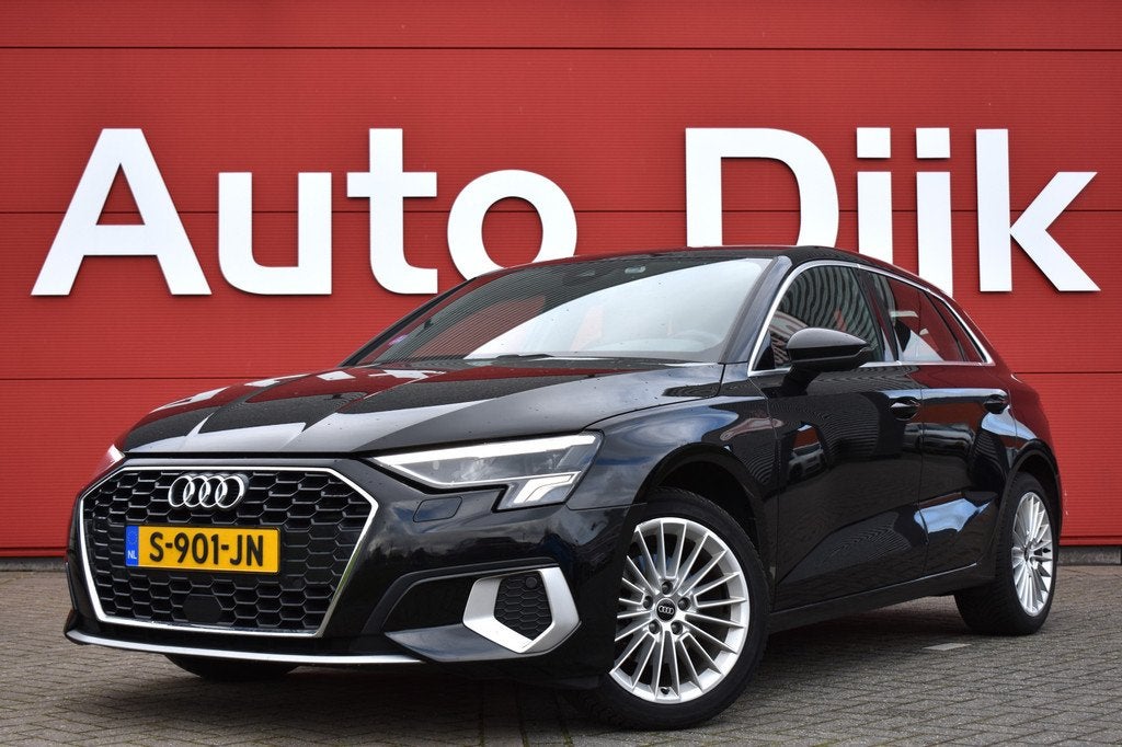 Audi A3 Sportback 30 TFSI Advanced edition LED | Virtual Coc, Auto's, Audi, Stof, Gebruikt, Zwart, Origineel Nederlands