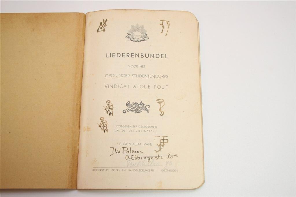 Liederenbundel Vindicat [1951] — Uitgave 136e Dies Natalis, Ophalen of Verzenden, Gelezen
