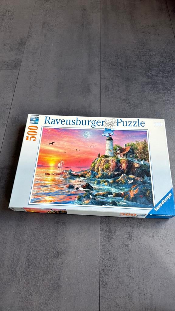 Puzzel Ravensburger 500 stuks eiland baai, Ophalen, 500 t/m 1500 stukjes, Zo goed als nieuw
