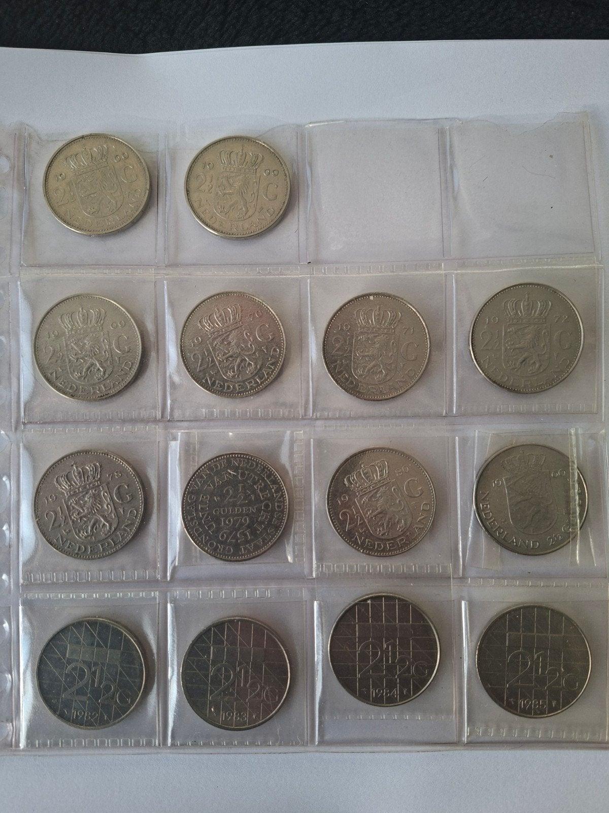 14 Rijksdaalders uit de gulden tijd, Ophalen of Verzenden, Koningin Juliana, 2½ gulden, Losse munt
